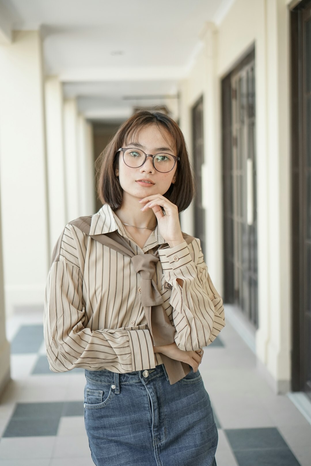 Portrait of a professional female managing editor