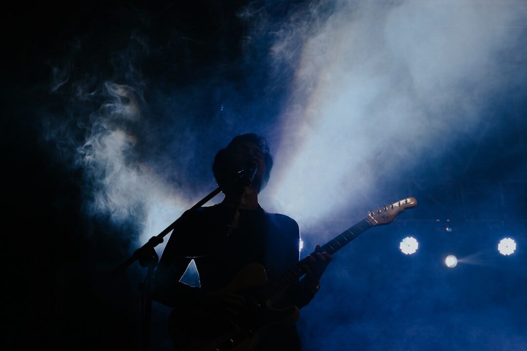 musician performing live